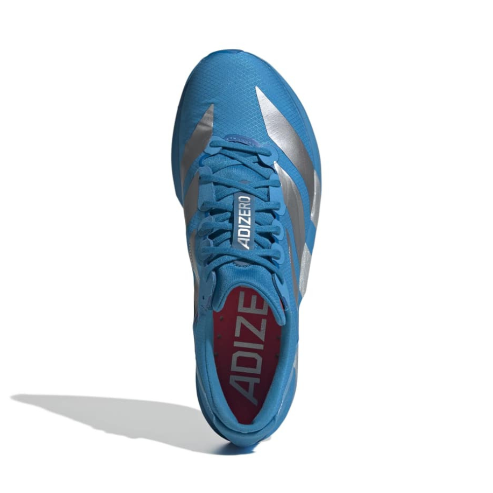Men's Adidas Adizero Adios 9 Running Shoes :Silver Metallic