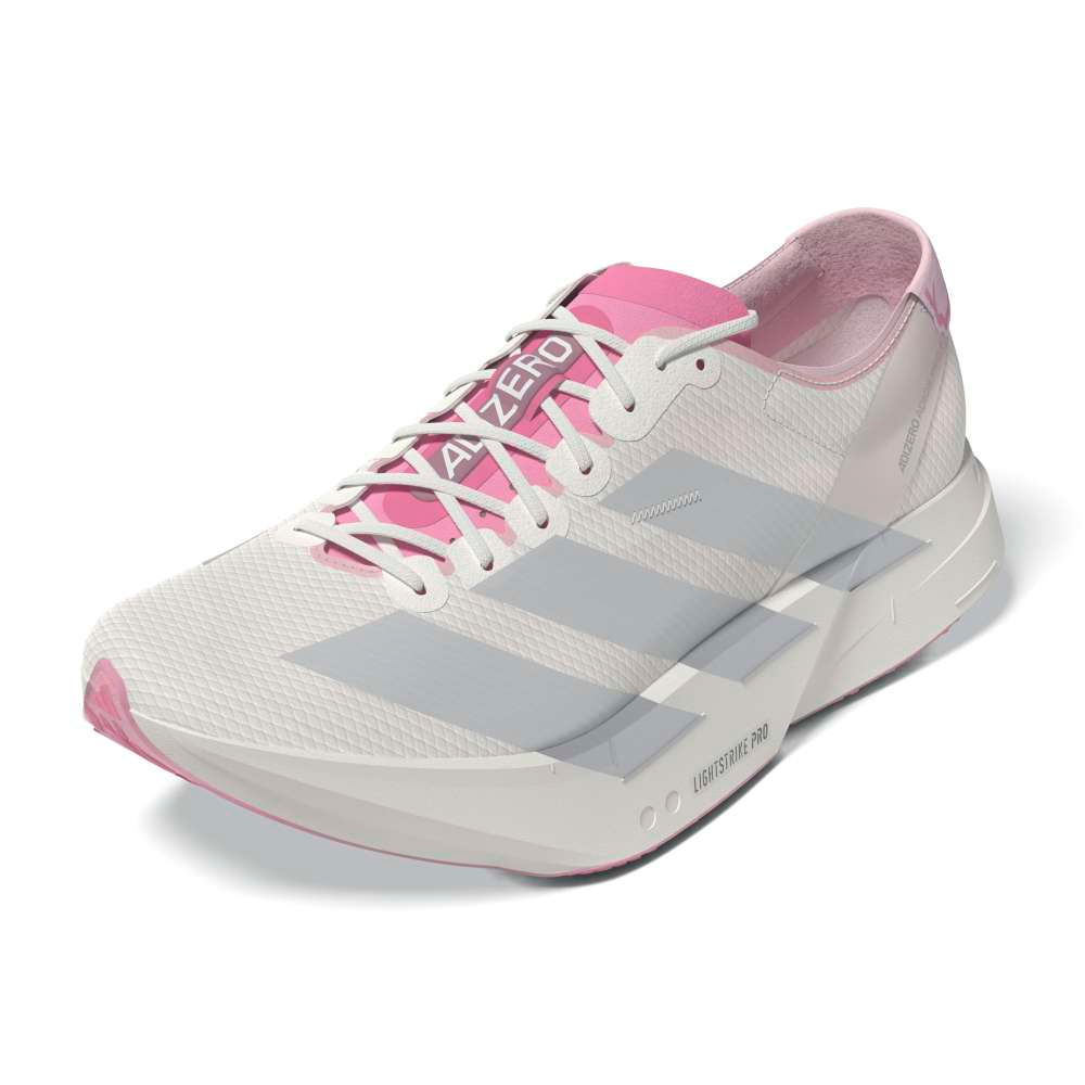 Men's Adidas Adizero Adios Pro 4 Running Shoes :Core White | Bliss
