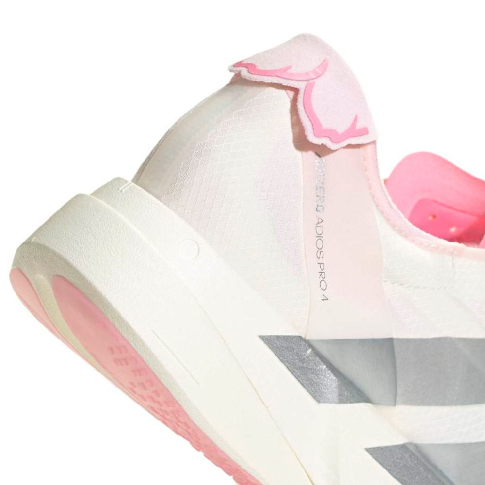 Men's Adidas Adizero Adios Pro 4 Running Shoes :Core White | Bliss
