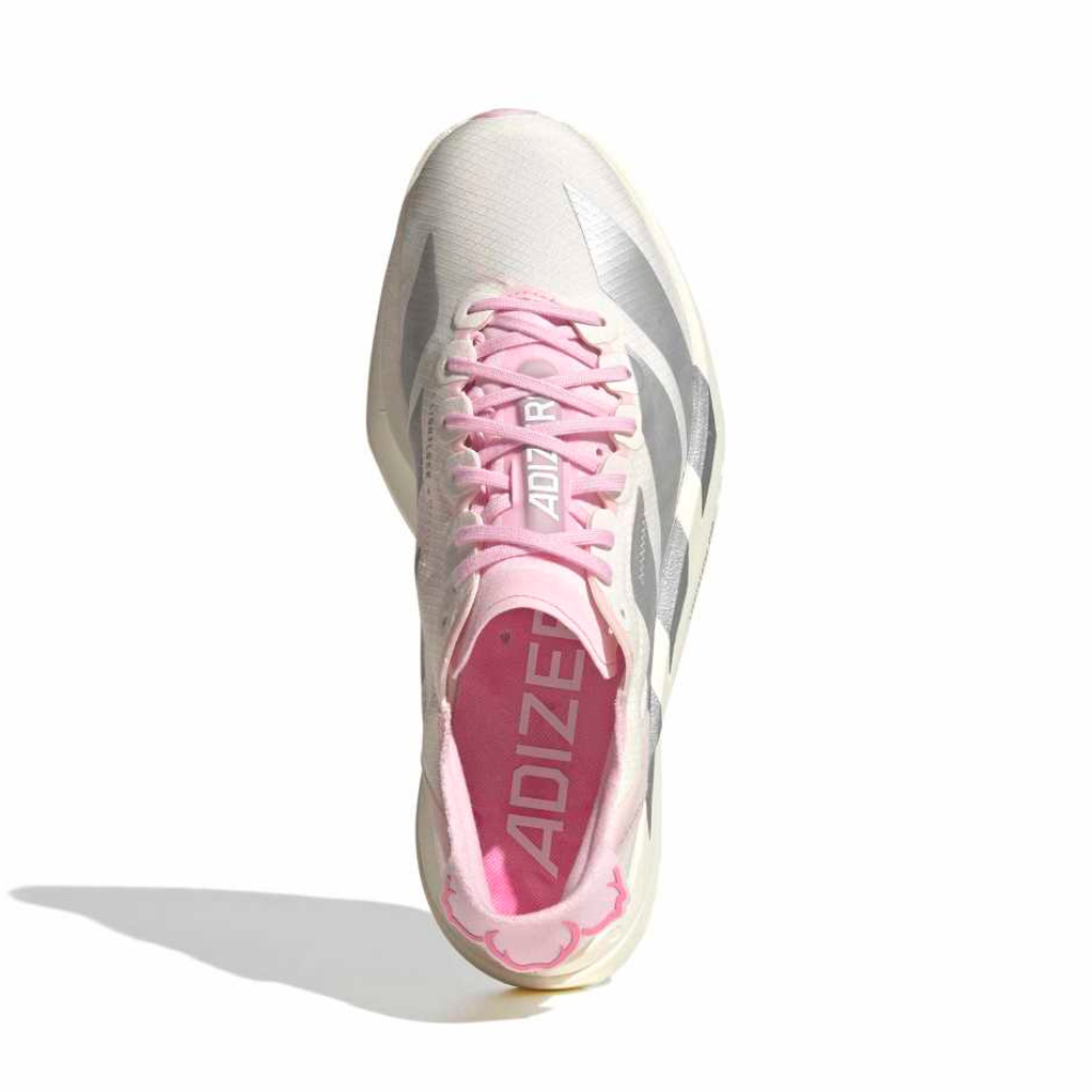 Women's Adidas Adizero Adios Pro 4 Racing Shoes :Core White