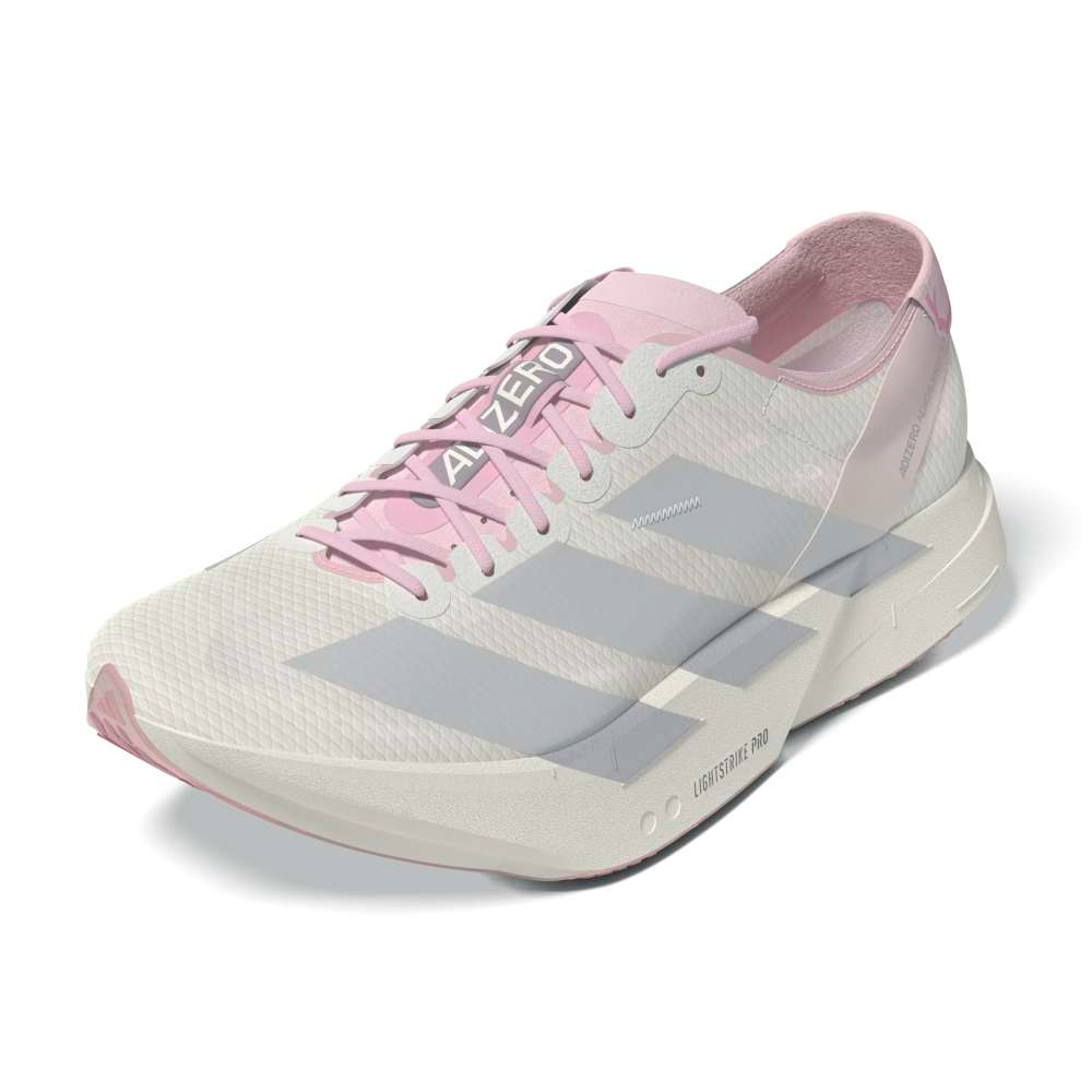 Women's Adidas Adizero Adios Pro 4 Racing Shoes :Core White