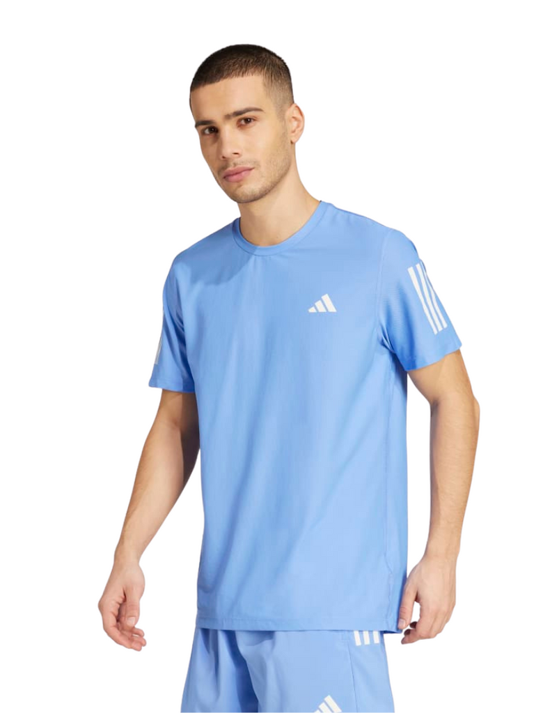 Men's Own the Run Tee :Blue Fusion