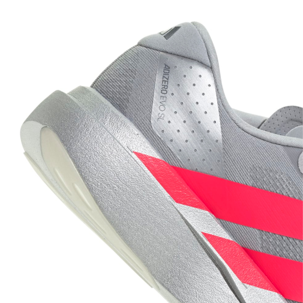 Men's Adidas Adizero Evo SL Running Shoes :Silver Metallic | Lucid