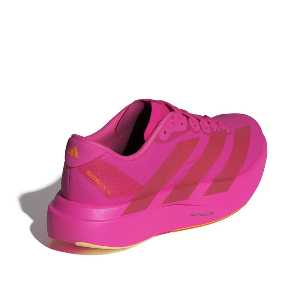 Women's Adidas Adizero EVO SL Woven Running Shoes :Shock Pink