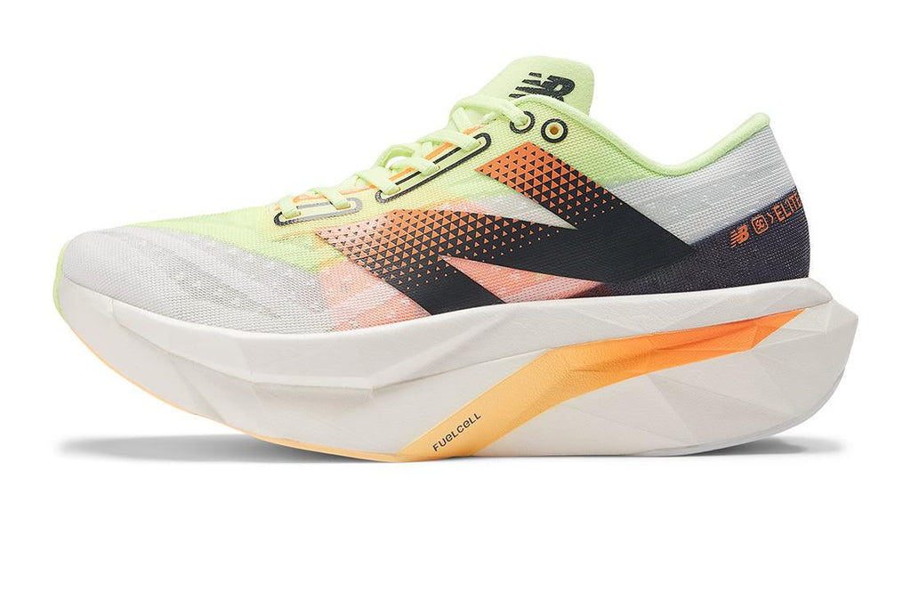 New Balance FuelCell SuperComp Elite v4 (B) Women's :White | Bleached Lime Glo - iRUN Singapore