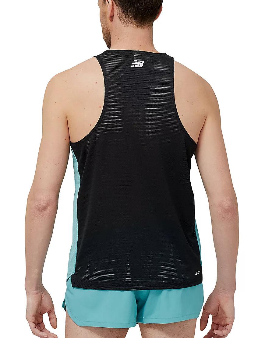 Men's New Balance Accelerate Pacer Singlet :Black – iRUN Singapore