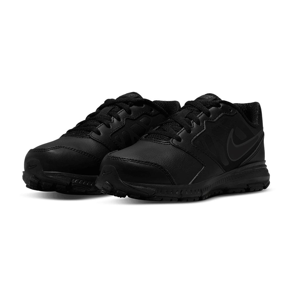 Kids' Nike Downshifter Leather School Shoes :Black – iRUN Singapore