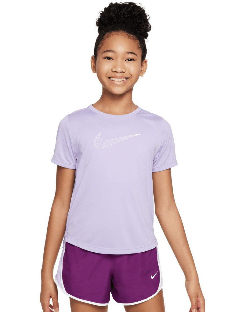 Nike Kids' DriFIT One Top :Hydrangeas - iRUN Singapore
