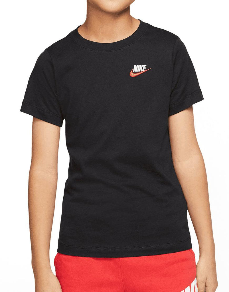 Nike Kids' Sportswear Tee :Black - iRUN Singapore