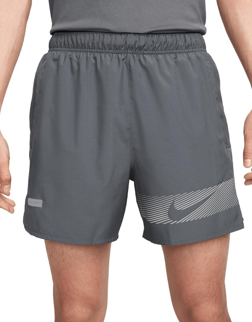Nike Men's Challenger Flash DriFIT 5in Running Shorts :Iron Grey - iRUN Singapore