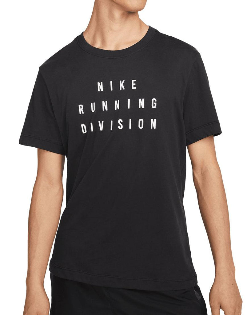 Men's Nike DriFIT Run Division Tee :Black – iRUN Singapore
