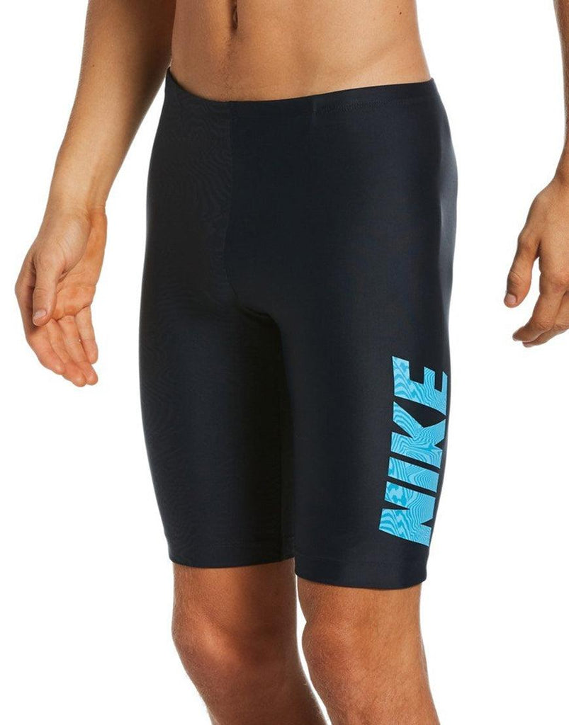 Nike Men's Liquify Swoosh Swim Jammer :Dark Obsidian - iRUN Singapore