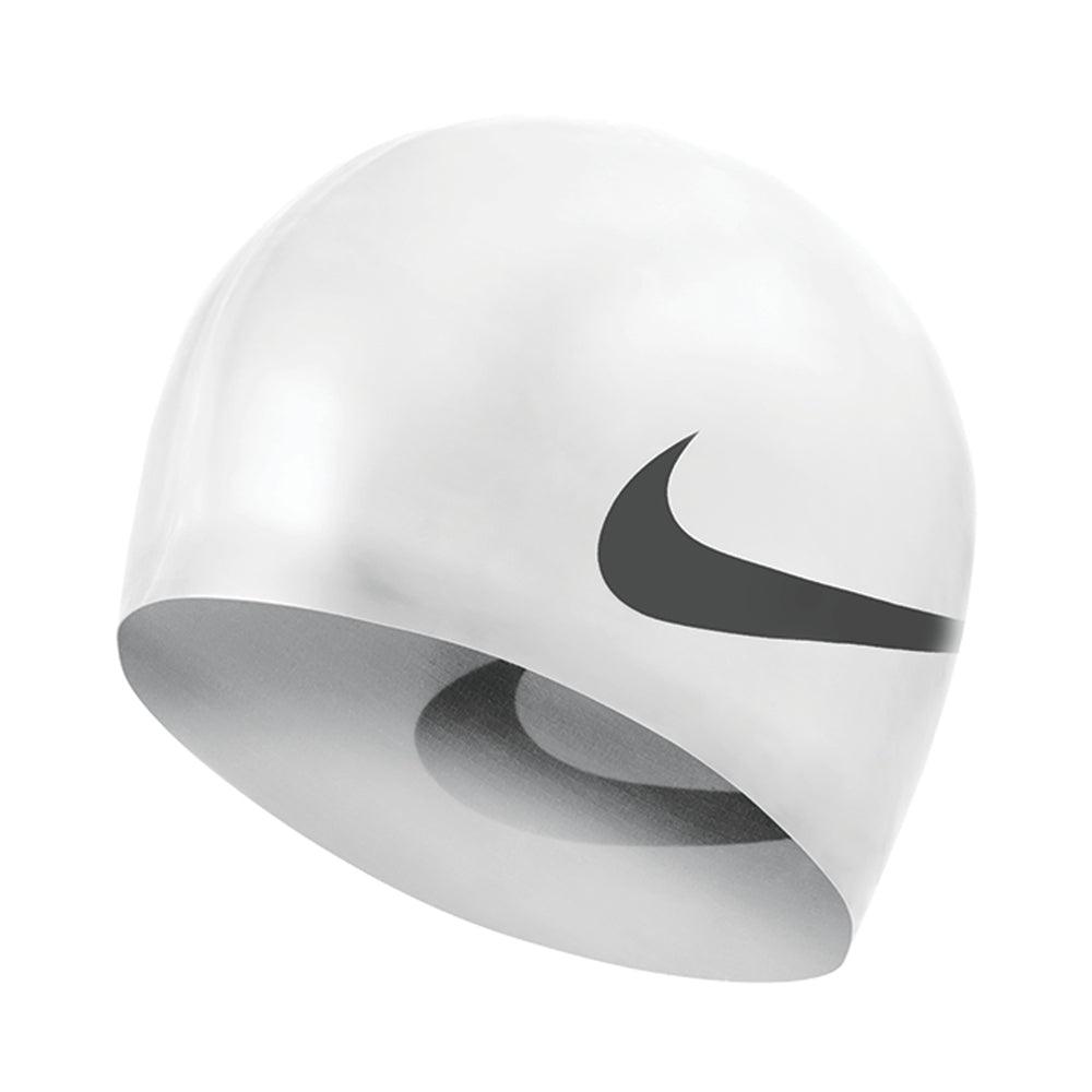 Nike Nike Big Swoosh Swim Cap :White - iRUN Singapore