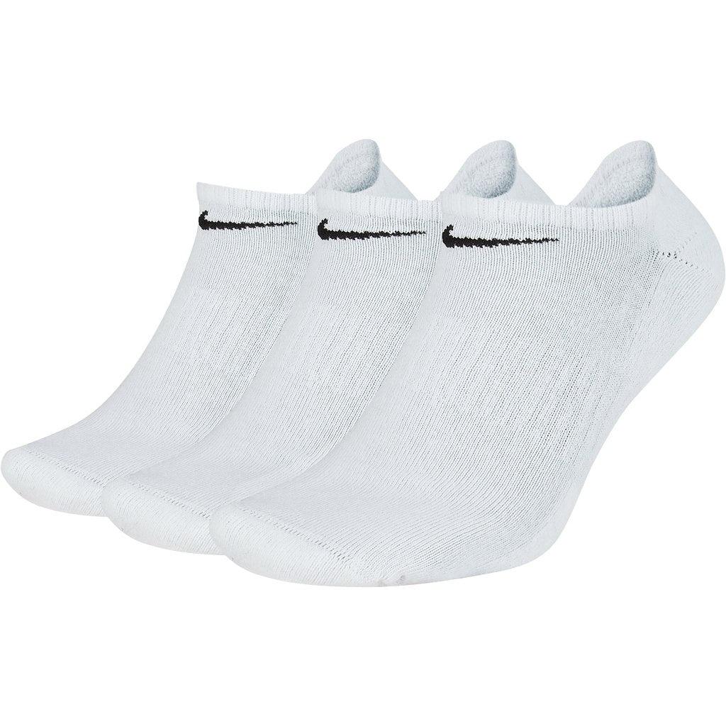 Nike Nike Everyday Cushioned No Show Training Socks (3 pack) :White - iRUN Singapore