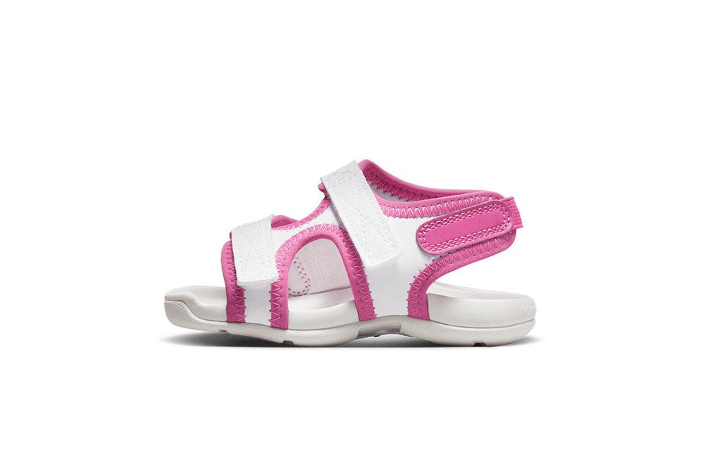 Nike Sunray Adjust 6 Baby & Toddler :White | Cosmic Fuchsia - iRUN Singapore