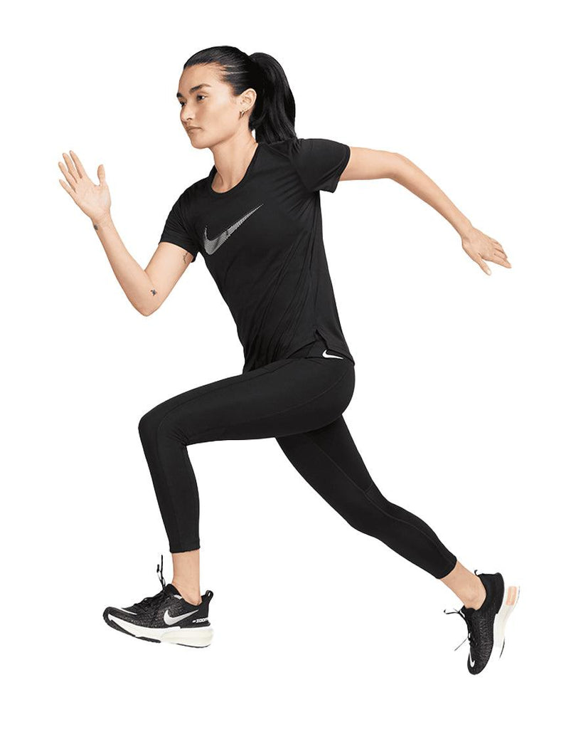 Women's Dri-FIT Swoosh Short-Sleeve Running Top :Black – iRUN Singapore
