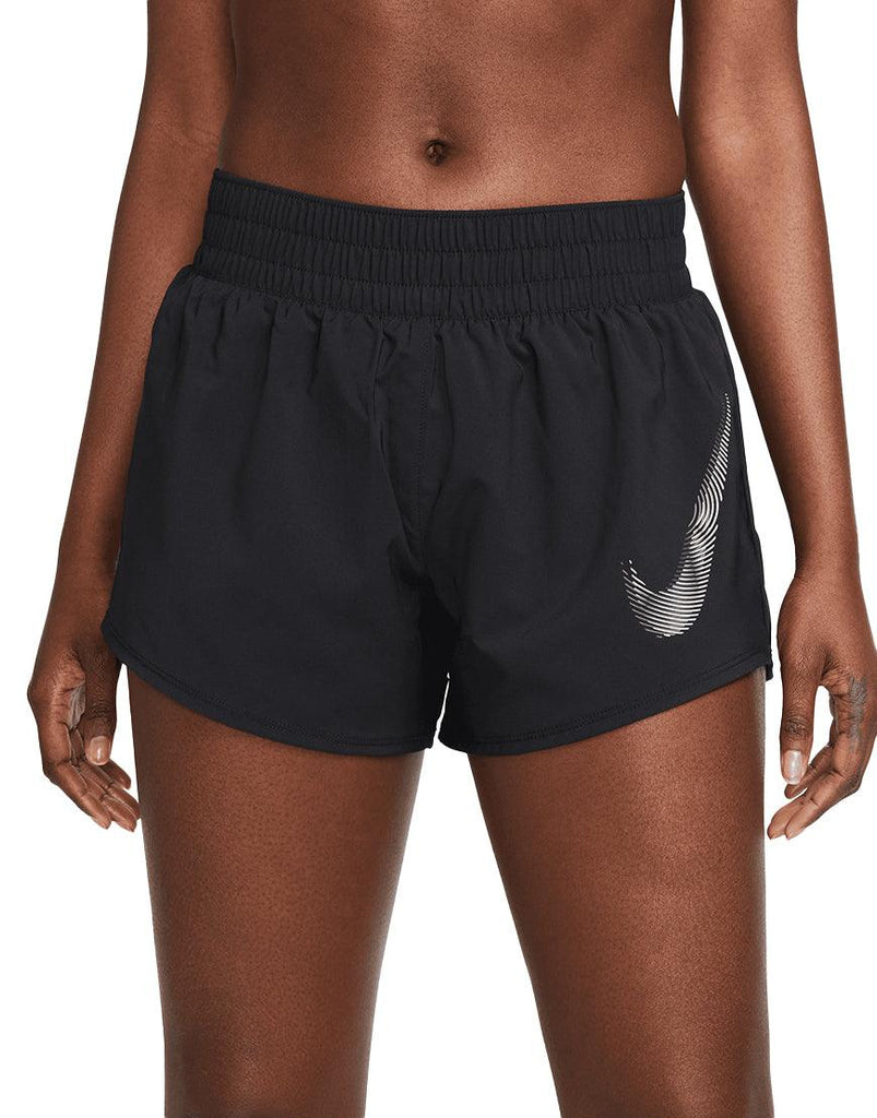 Nike Women's DriFIT One Swoosh Running Shorts :Black - iRUN Singapore