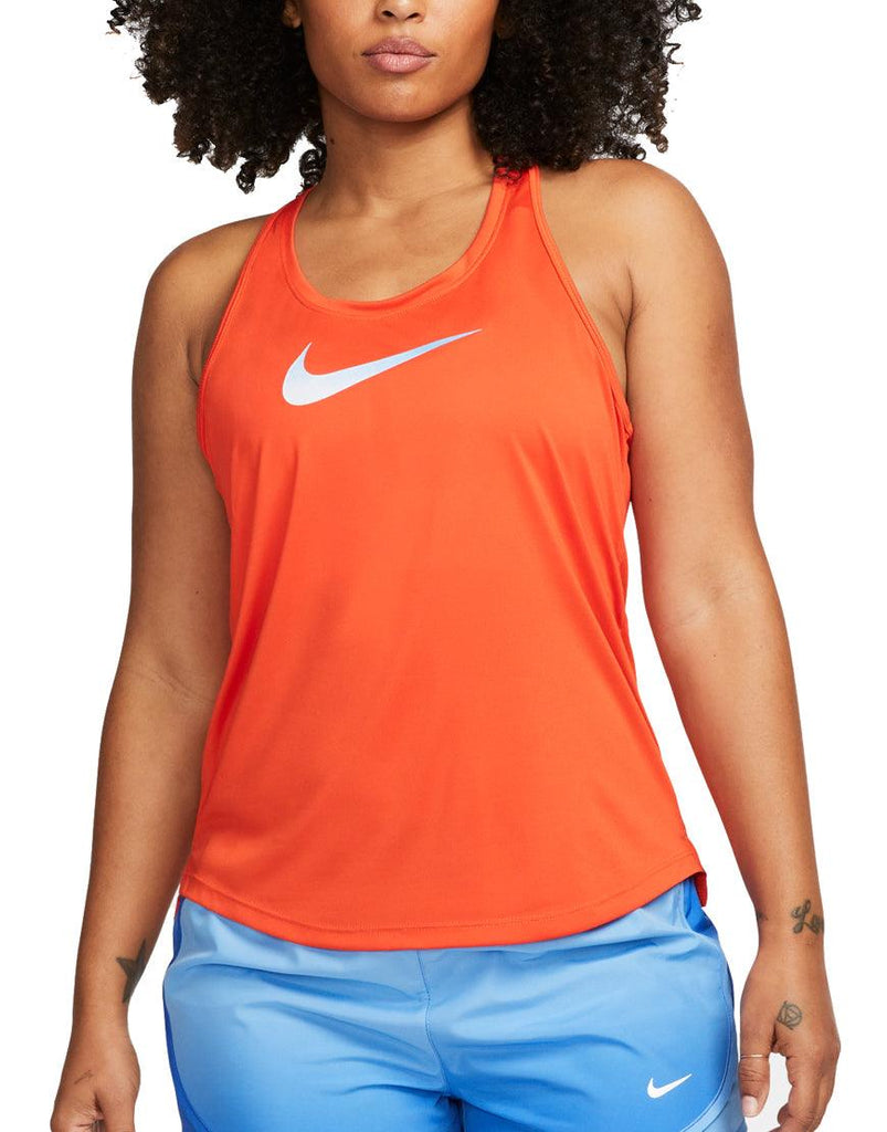 Orange Nike Sleeveless Running Shirt Women's Nike One Dri-FIT