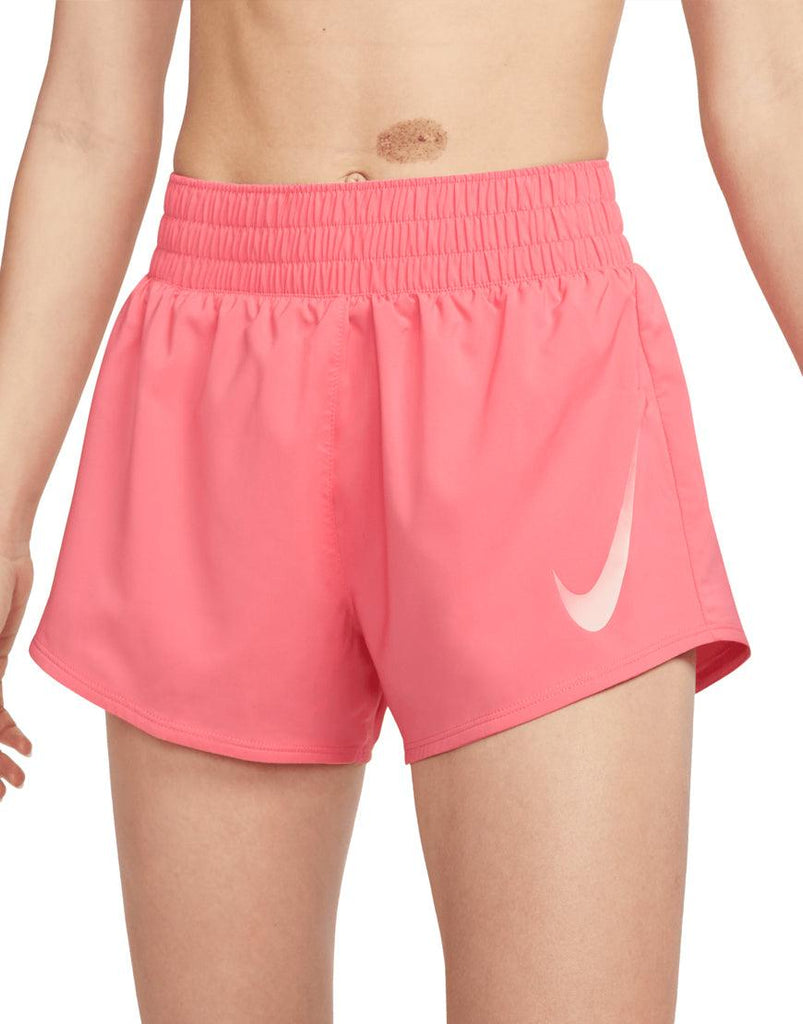 Nike Women's Swoosh Brief Lined Running Shorts :Sea Coral - iRUN Singapore