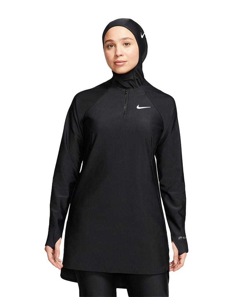 Nike Women's Victory Swim Tunic :Black - iRUN Singapore