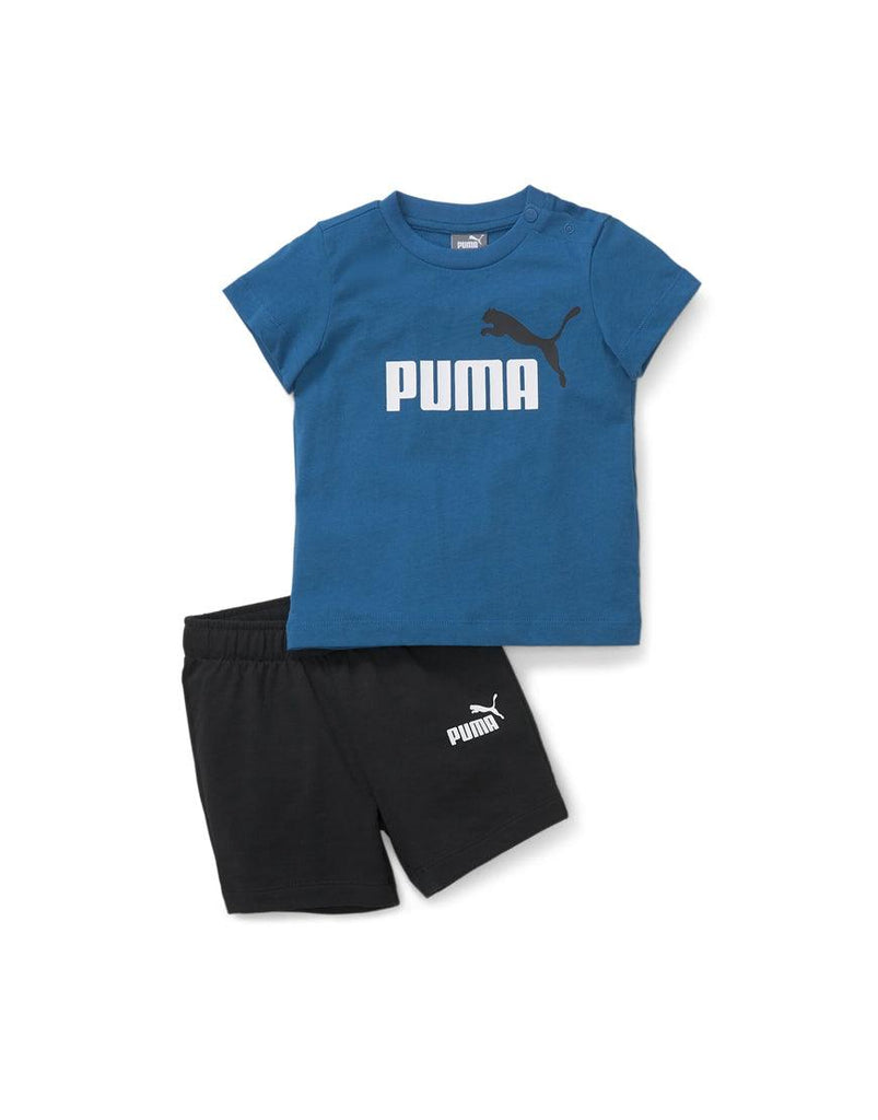 Puma Minicats Tee and Shorts Babies' Set :Lake Blue - iRUN Singapore