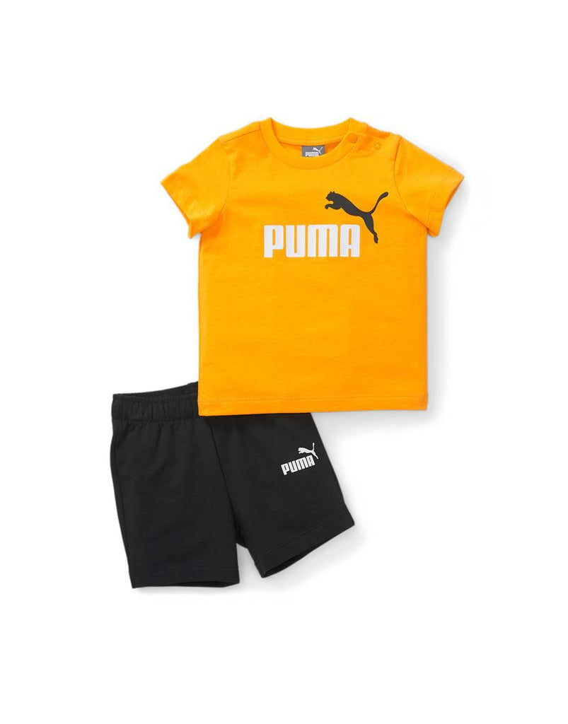 Puma Minicats Tee and Shorts Babies' Set :Tangerine - iRUN Singapore