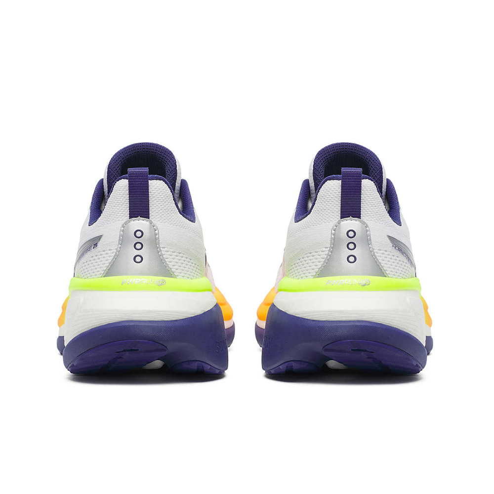 Men's Saucony Hurricane 25 Running Shoes :White | Frigid – iRUN