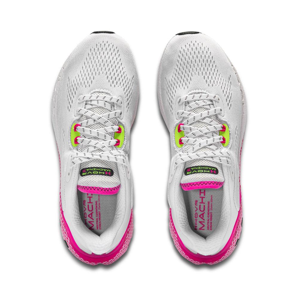 Under Armour HOVR Machina Breeze Women's Running Shoes White Pink Black