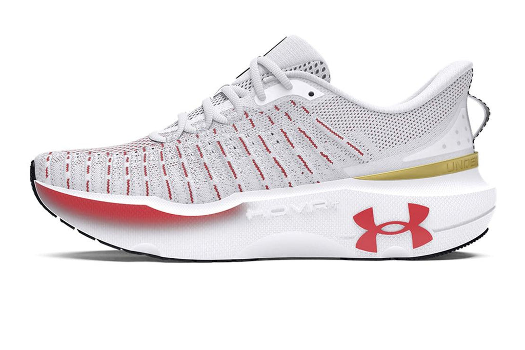 Under Armour Infinite Elite Women's :White | Metallic Gold - iRUN Singapore