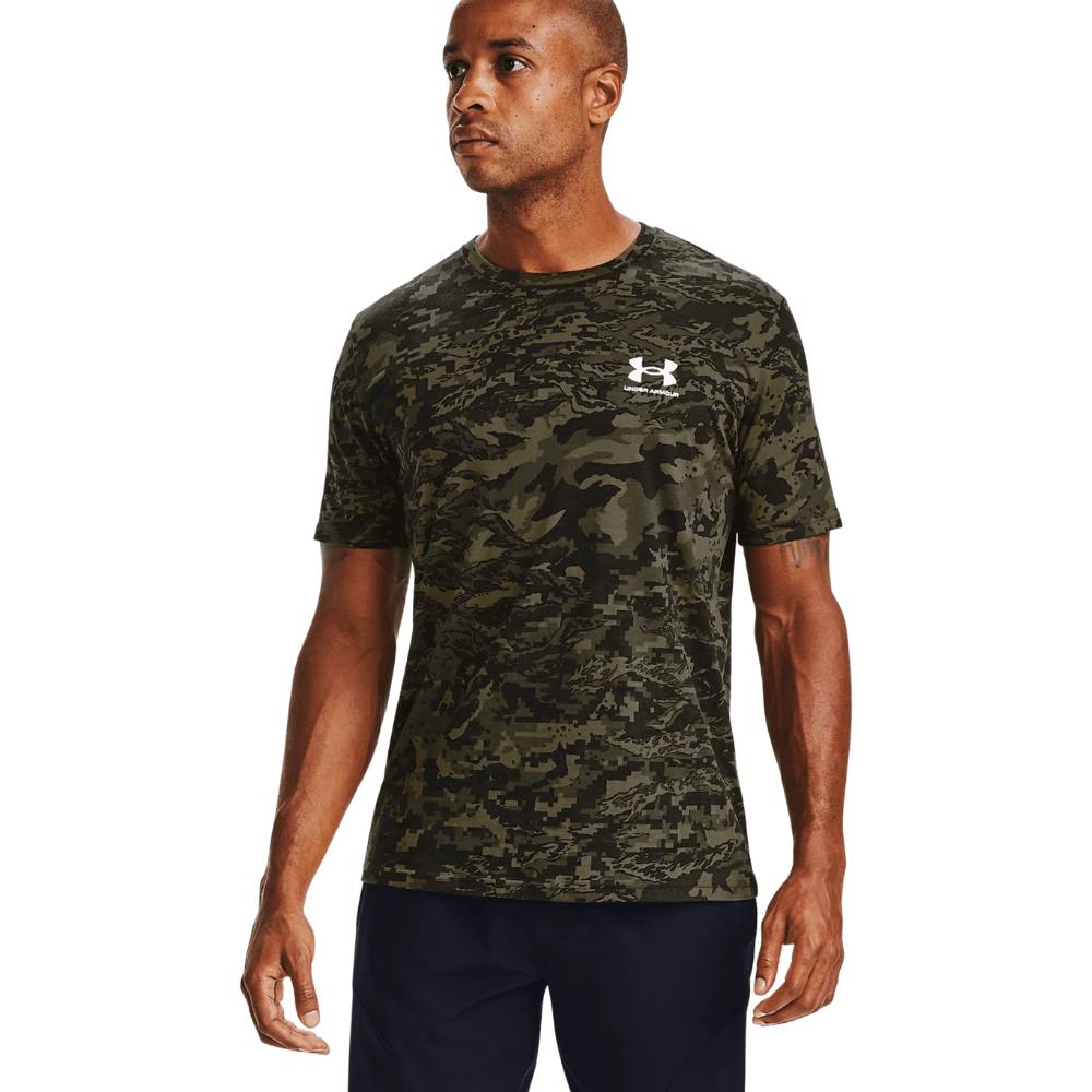 Under Armour Men's ABC Camo Tee :Black - iRUN Singapore