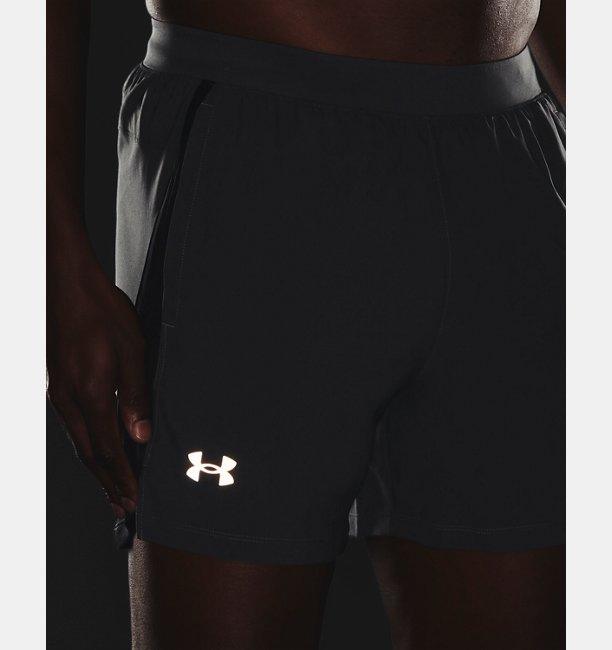 Under Armour UA Launch SW 5'' Mens Short (Black-Black-Reflective), Under  Armour, All Mens Clothing, Mens Clothing