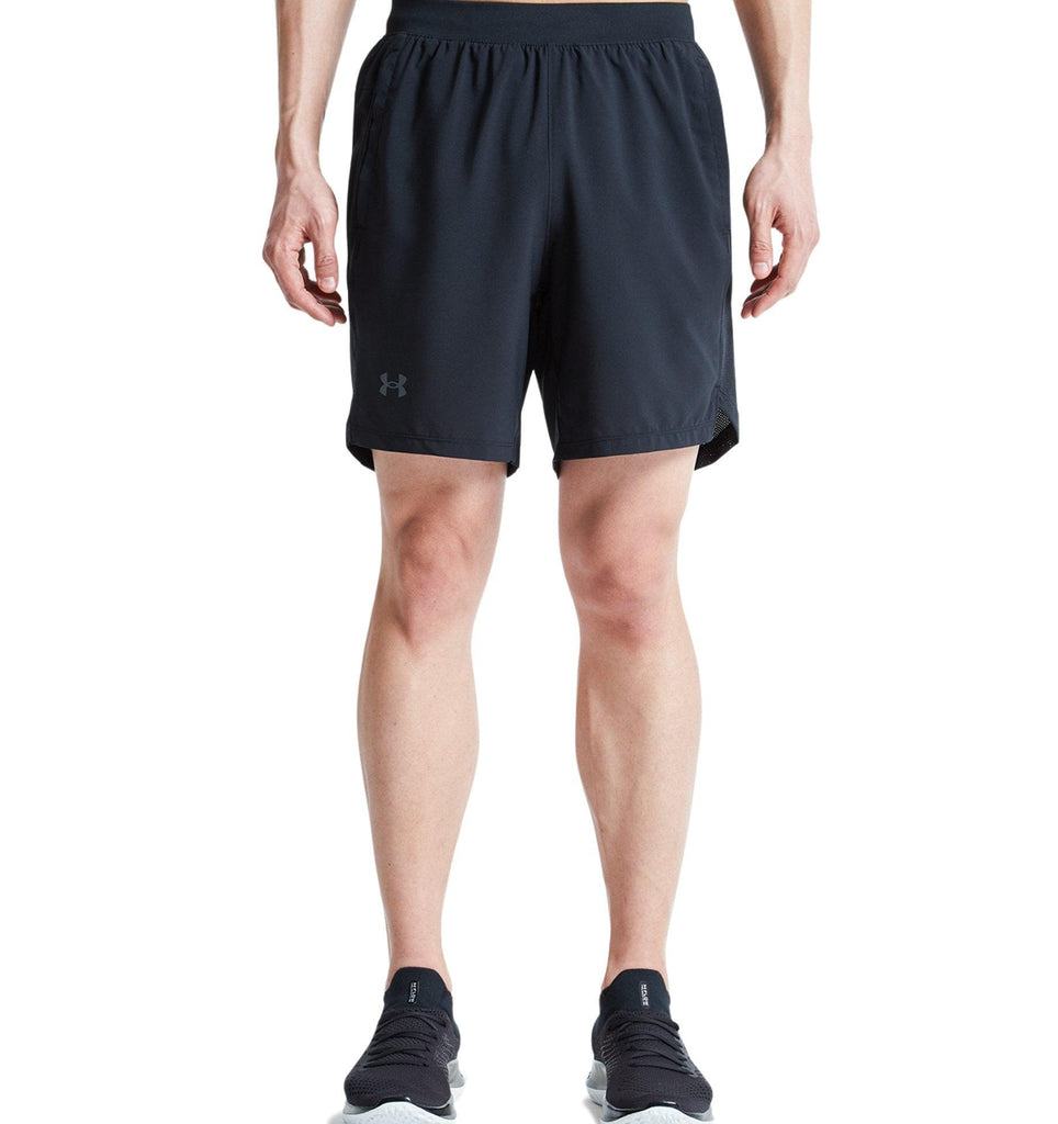 Under Armour Men's Launch Run 7in Shorts :Black - iRUN Singapore