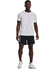 Under Armour Launch SW 7in Wordmark Shorts :Black – iRUN Singapore