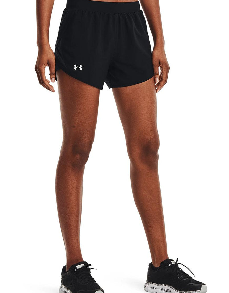 Under Armour Women's Fly By 2.0 Shorts :Black - iRUN Singapore