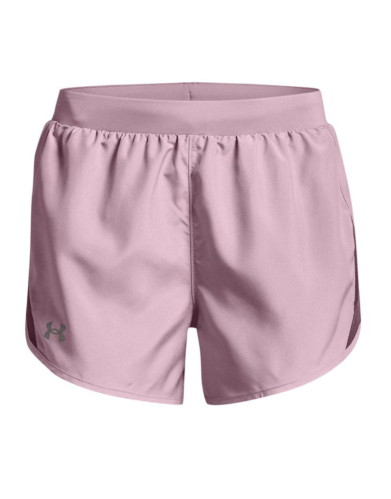 Under Armour Women's Fly By 2.0 Shorts :Mauve Pink Full Heather - iRUN Singapore