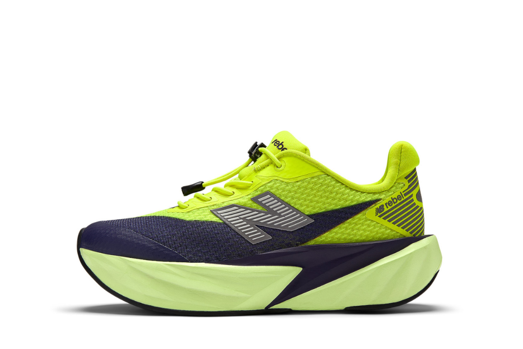 FuelCell Rebel Bungee Lace with Toggle Younger Kids' :Alkaline Green | Boysenberry